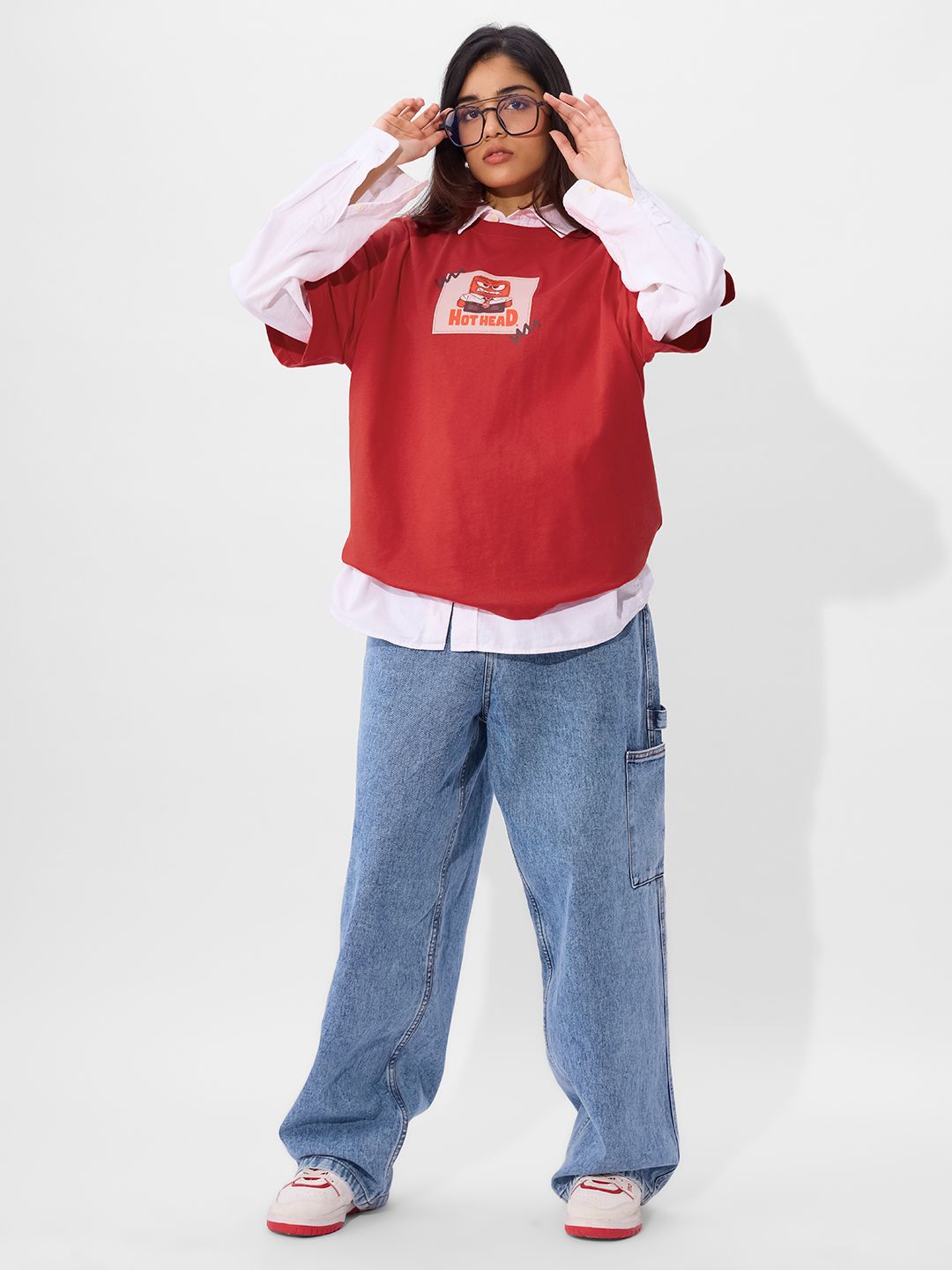 Inside Out: Anger Women Oversized T-Shirts price