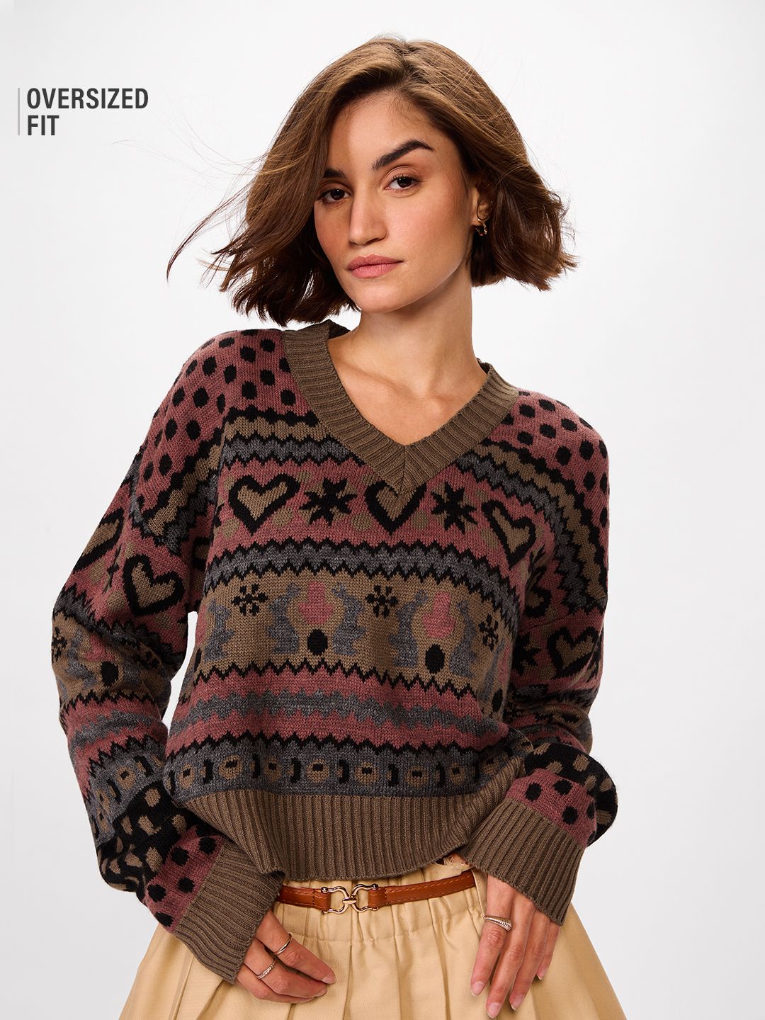 Buy Knitted Sweater Auburn Womens Oversized Sweaters Online