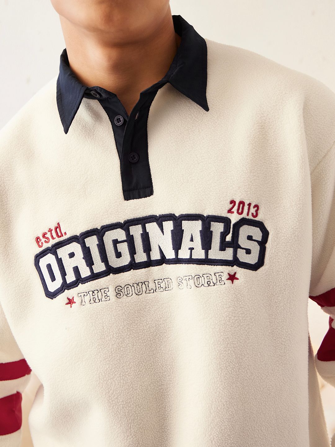 Polar Fleece Sweatshirt: Old School Men Oversized Sweatshirts online