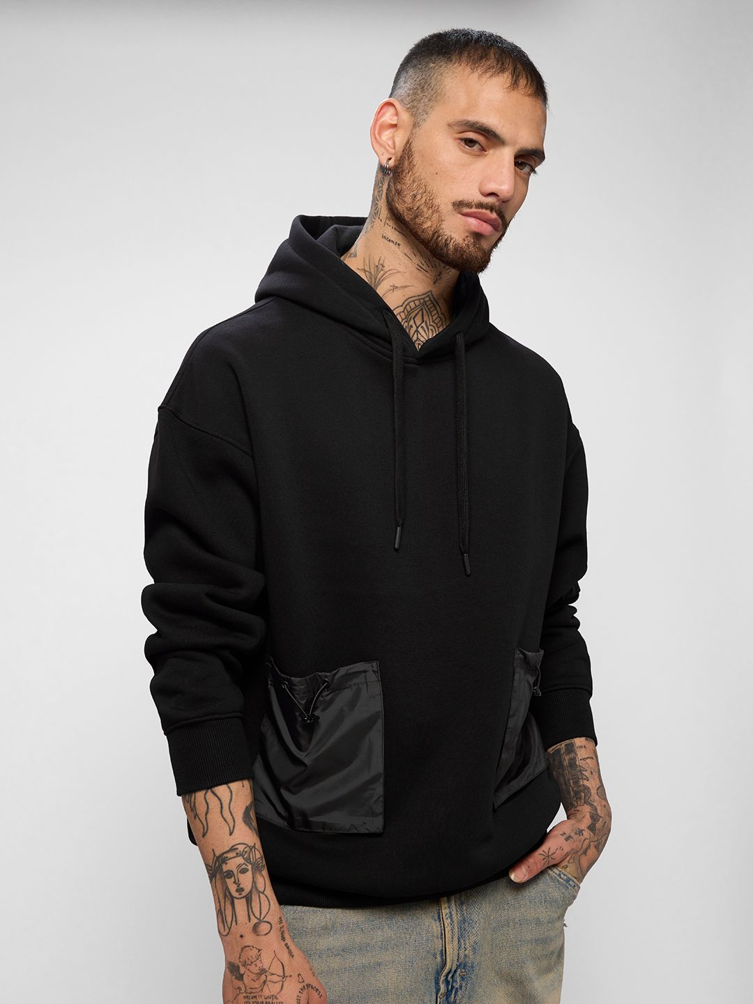 Utility Hoodie: Midnight Men Oversized Hoodies online