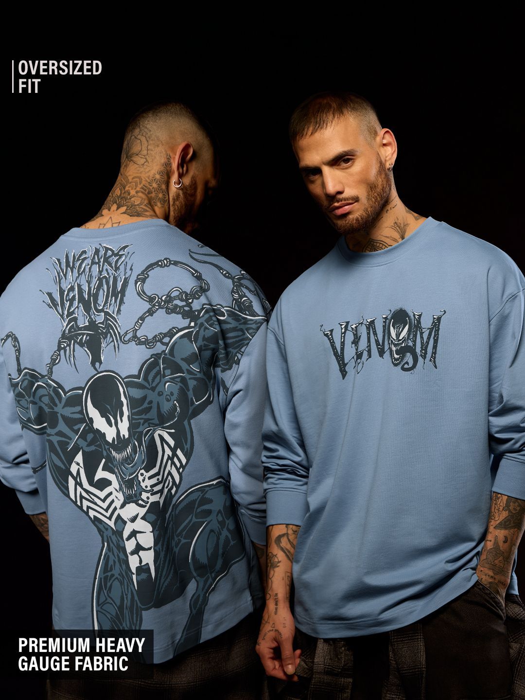 Venom: Slurp Oversized Full Sleeve T-Shirts