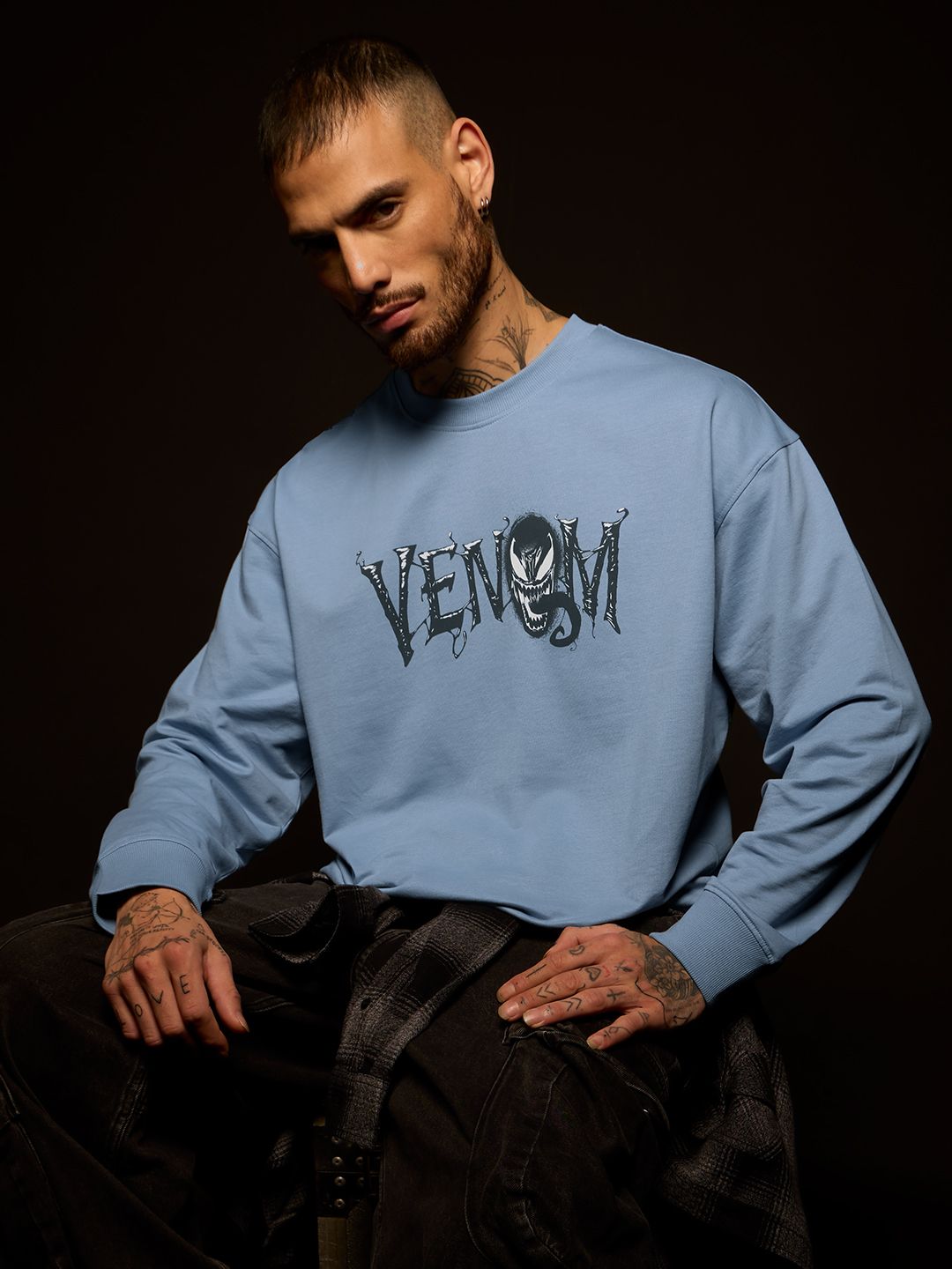Venom: Slurp Oversized Full Sleeve T-Shirts price