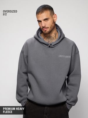 Souled Store Hoodies Buy Hooded Pullover: Slate Men Oversized