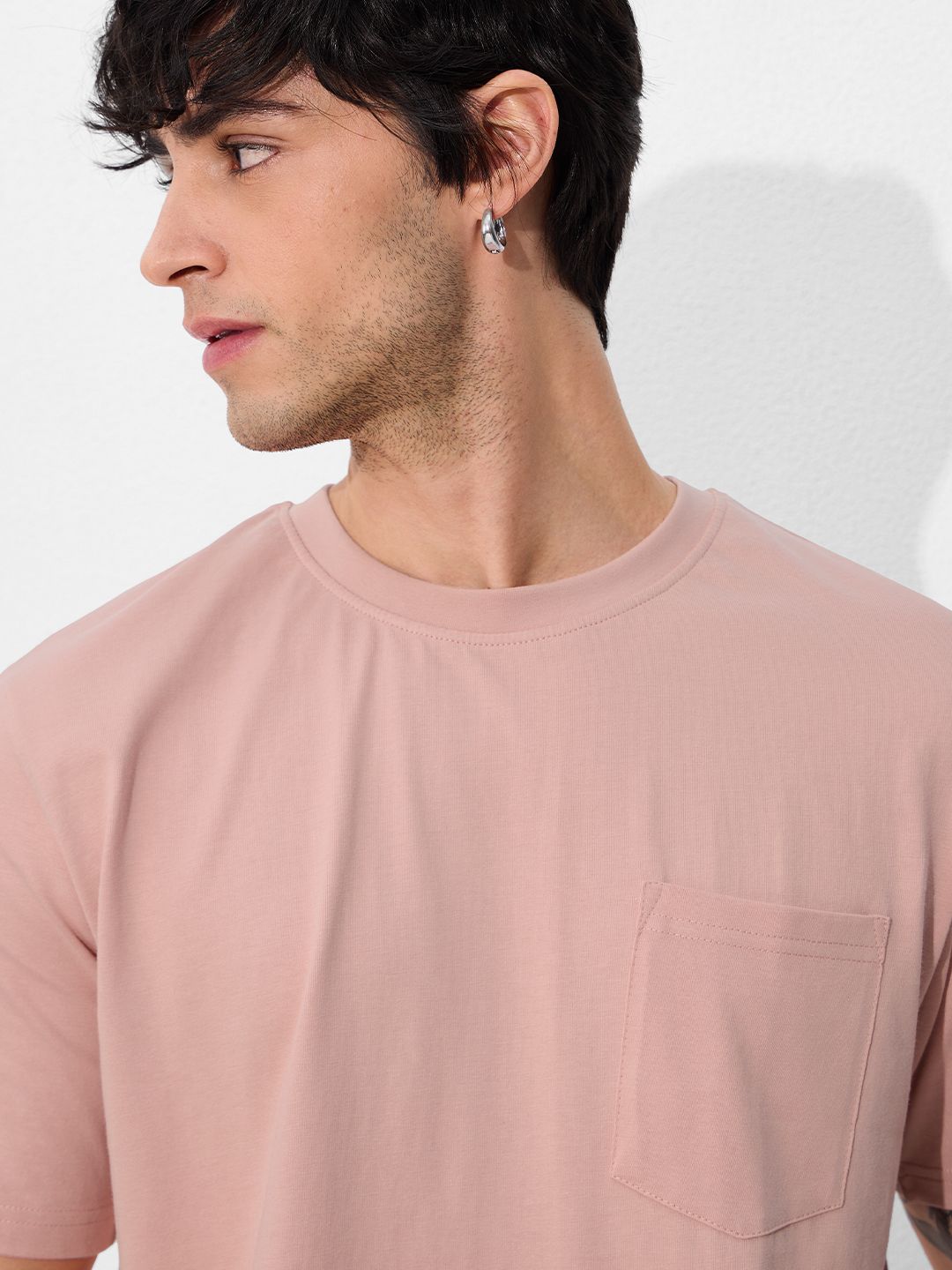 Buy Solids: Nude Pink T-Shirts Online