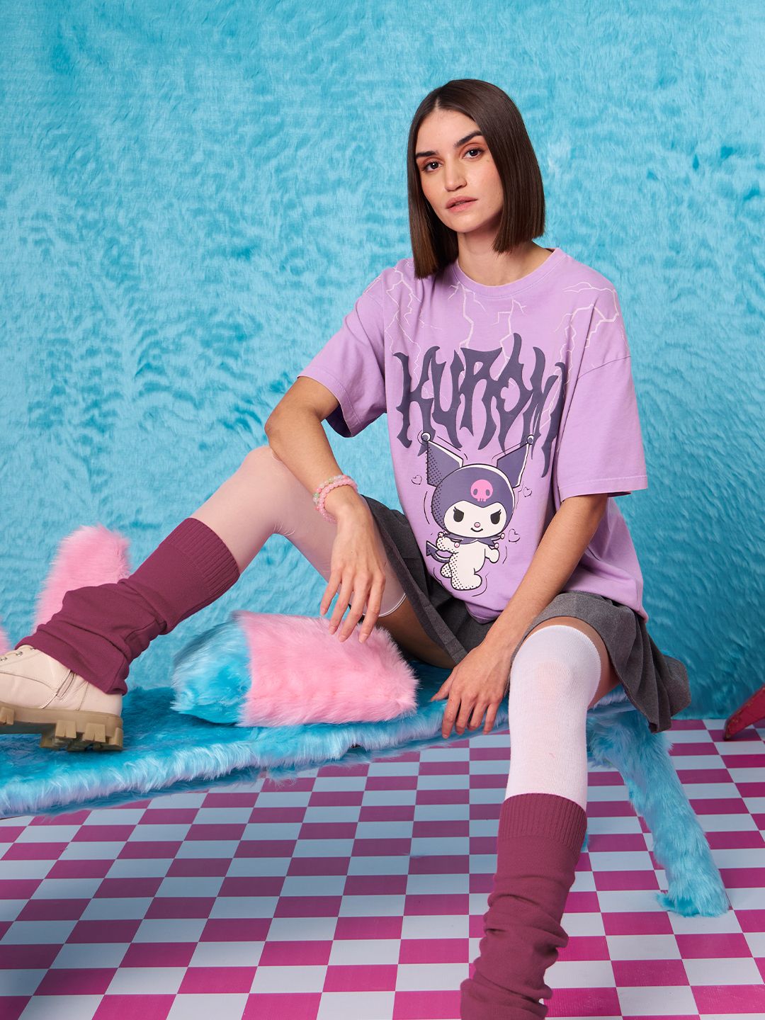 Buy Hello Kitty: Kuromi Women Oversized T-Shirts