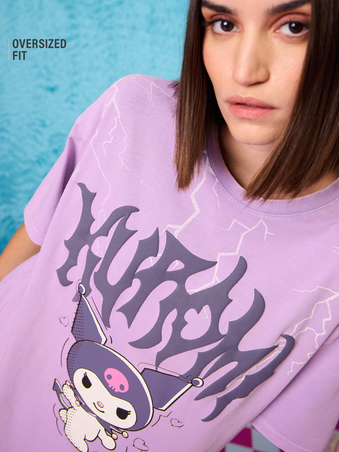 Hello Kitty: Kuromi Women Oversized T-Shirts