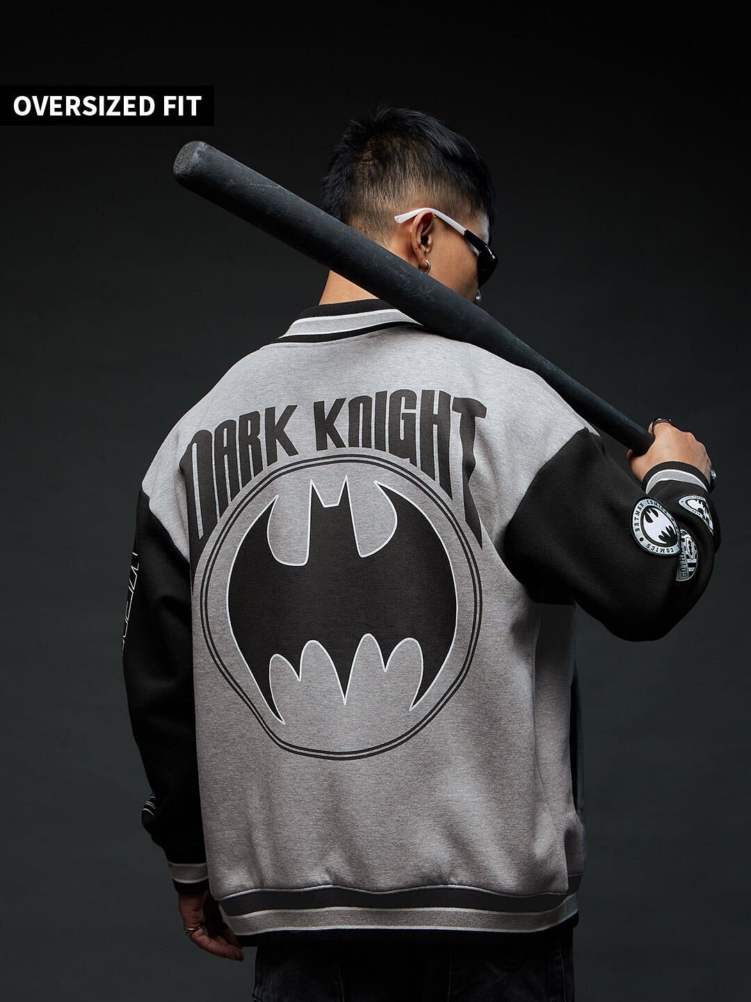 Batman baseball jacket best sale