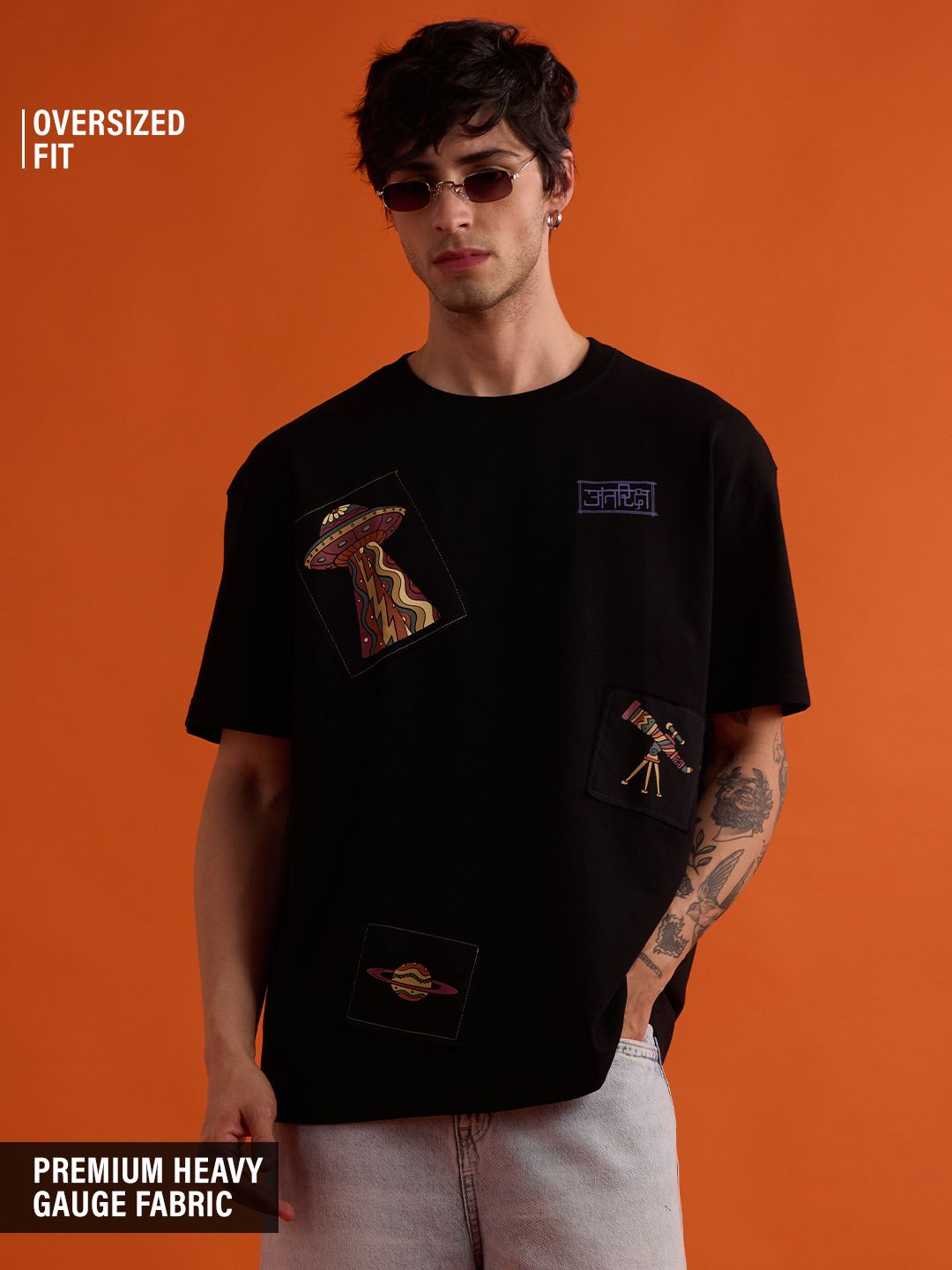 トップス THEREDTHREAD S over shirt bug check THEREDTHREAD / ザ