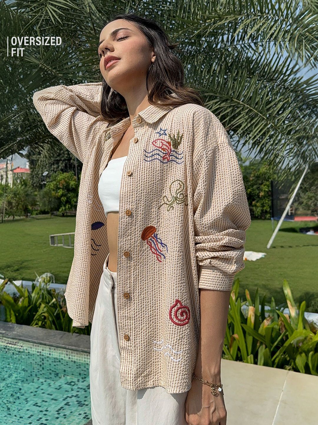 Textured Shirt: Marine