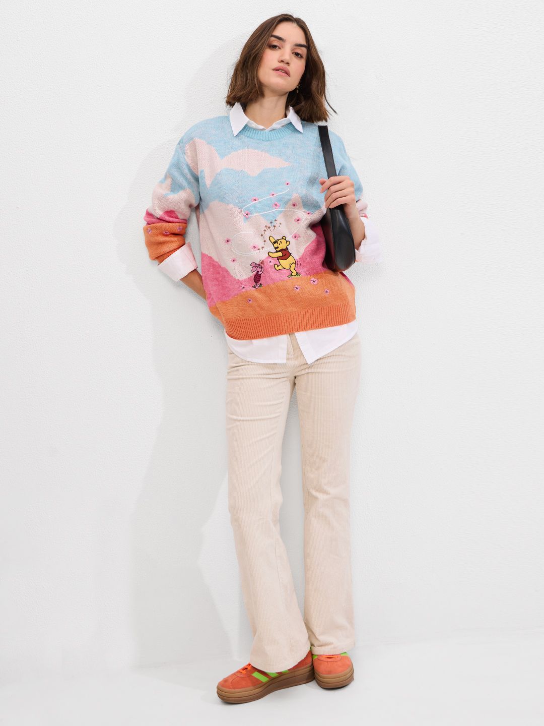 Winnie The Pooh: Scenic Women Oversized Sweaters price
