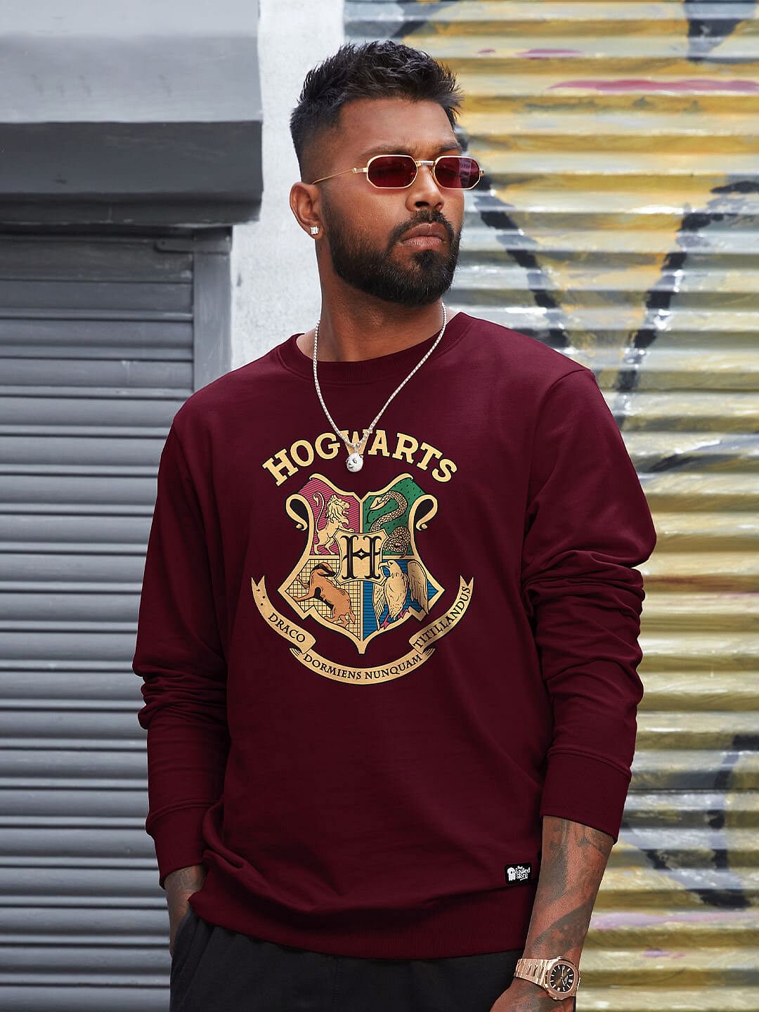 Buy Official Harry Potter Hogwarts Sigil Mens Sweatshirt Online