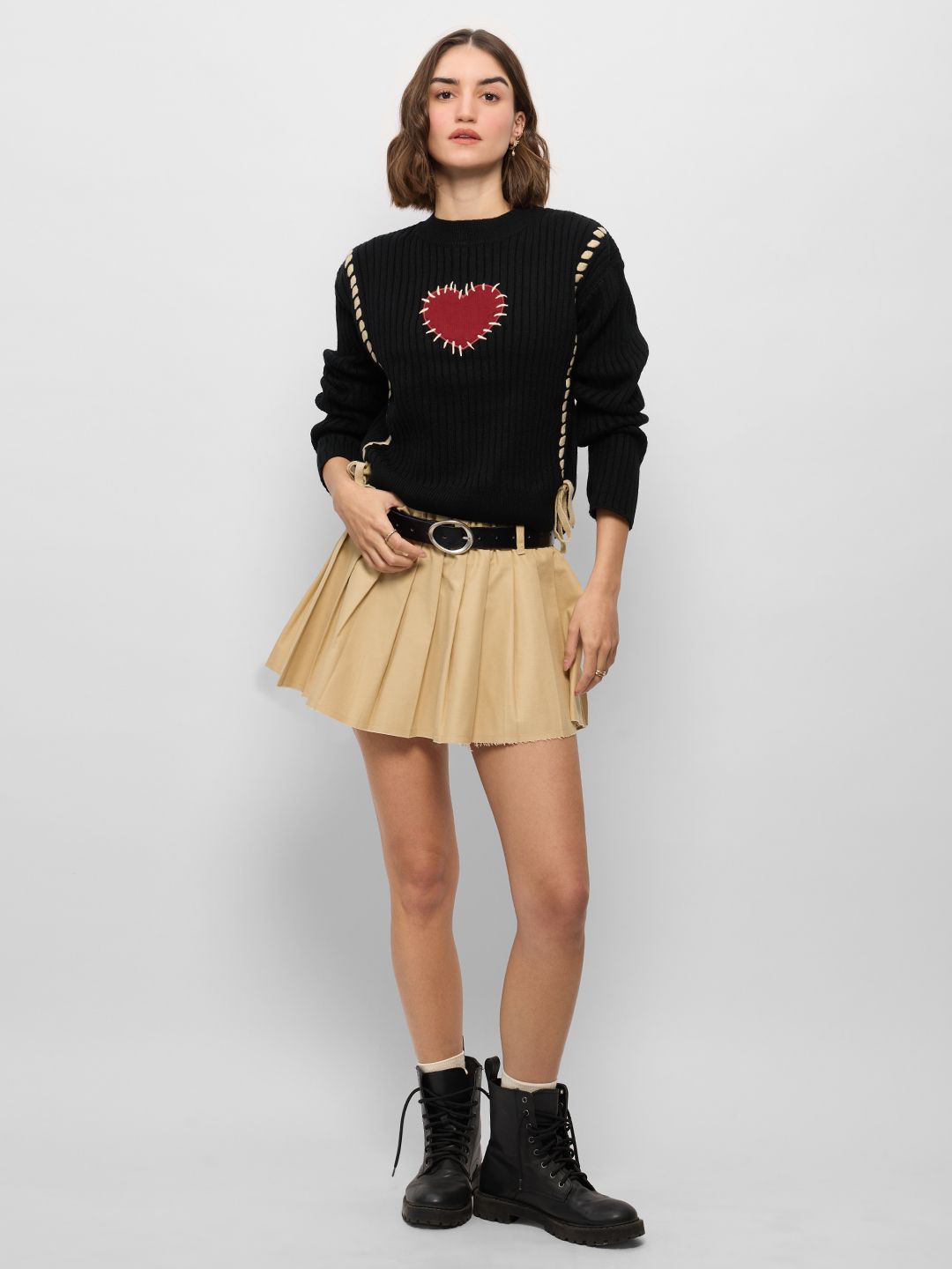 Knitted Sweater: Heartbreaker Women Knitted Sweaters price