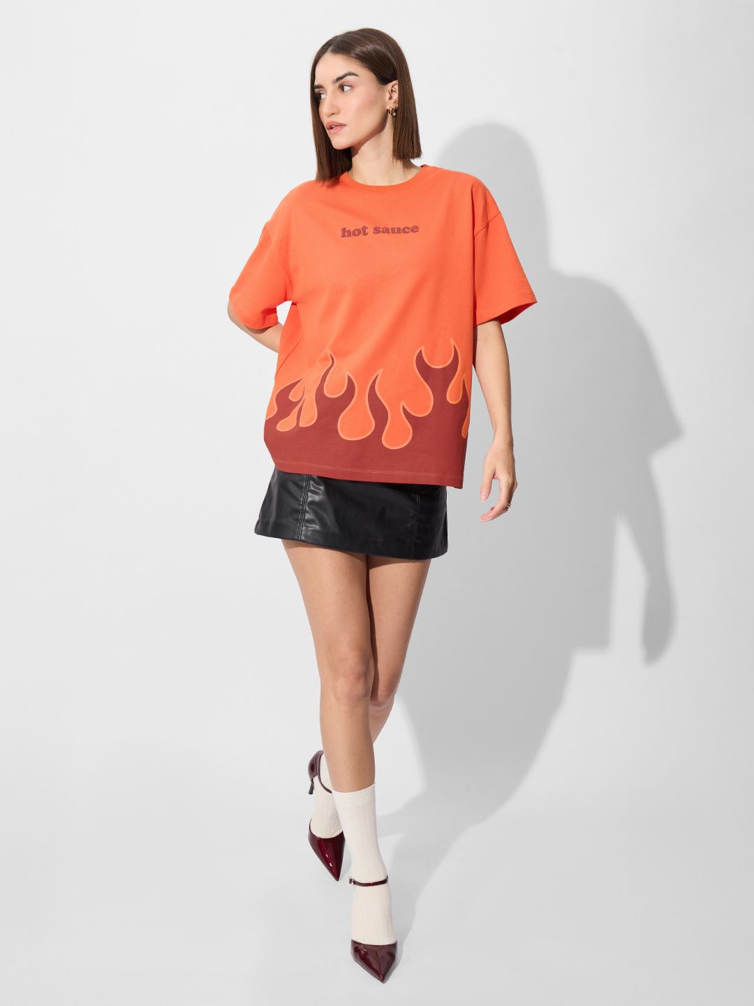 TSS Originals: Hot Sauce Women Oversized T-Shirts price