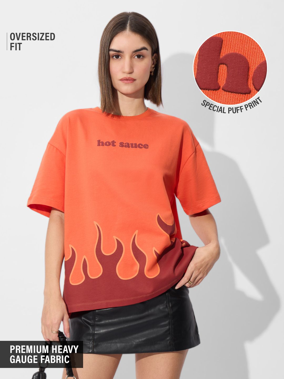 TSS Originals: Hot Sauce Women Oversized T-Shirts