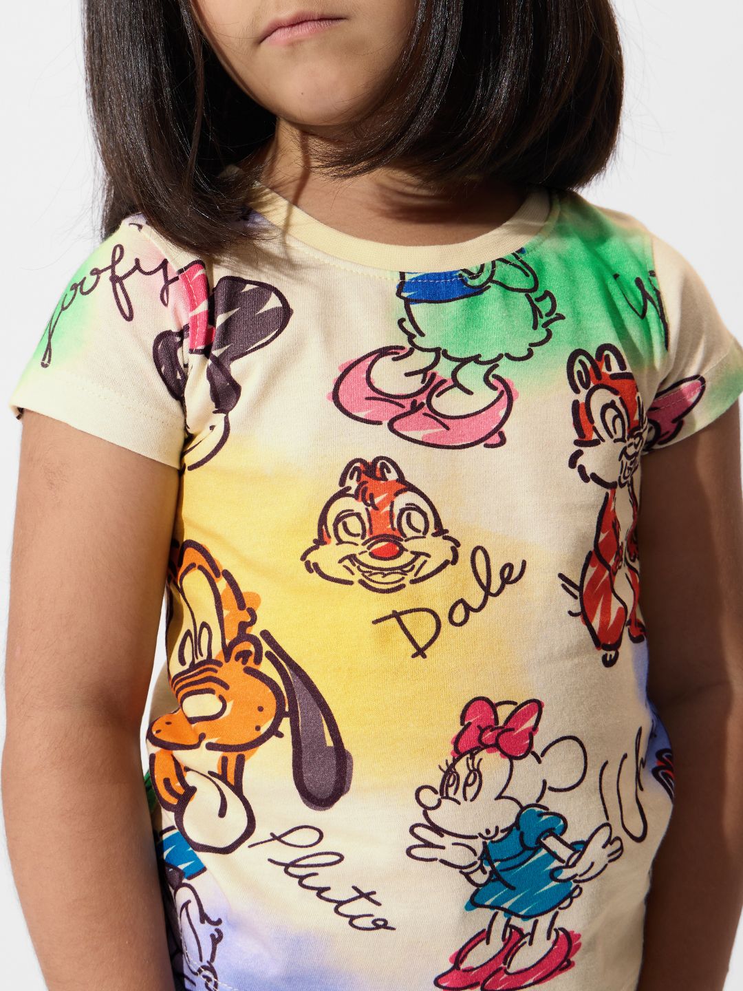Disney: Chip & Dale Girls Cotton T-Shirts (2-8 Yrs) online