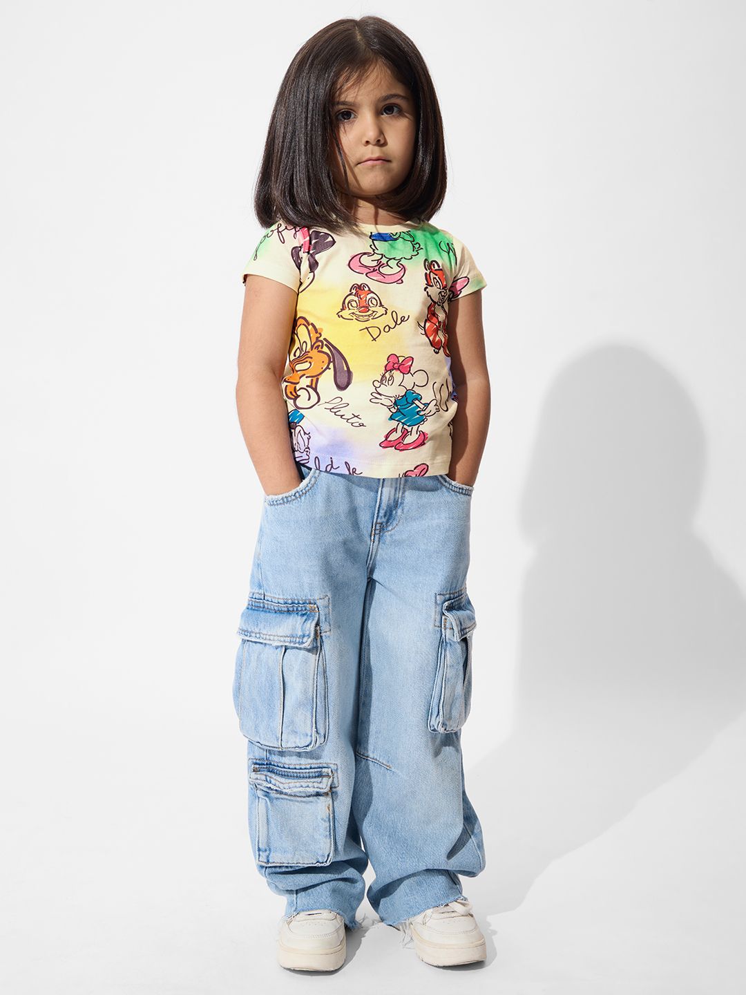 Disney: Chip & Dale Girls Cotton T-Shirts (2-8 Yrs) price