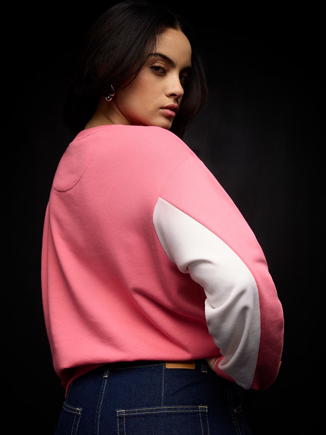 Olive Oyl: Little Bit Dramatic Women Oversized Sweatshirts price