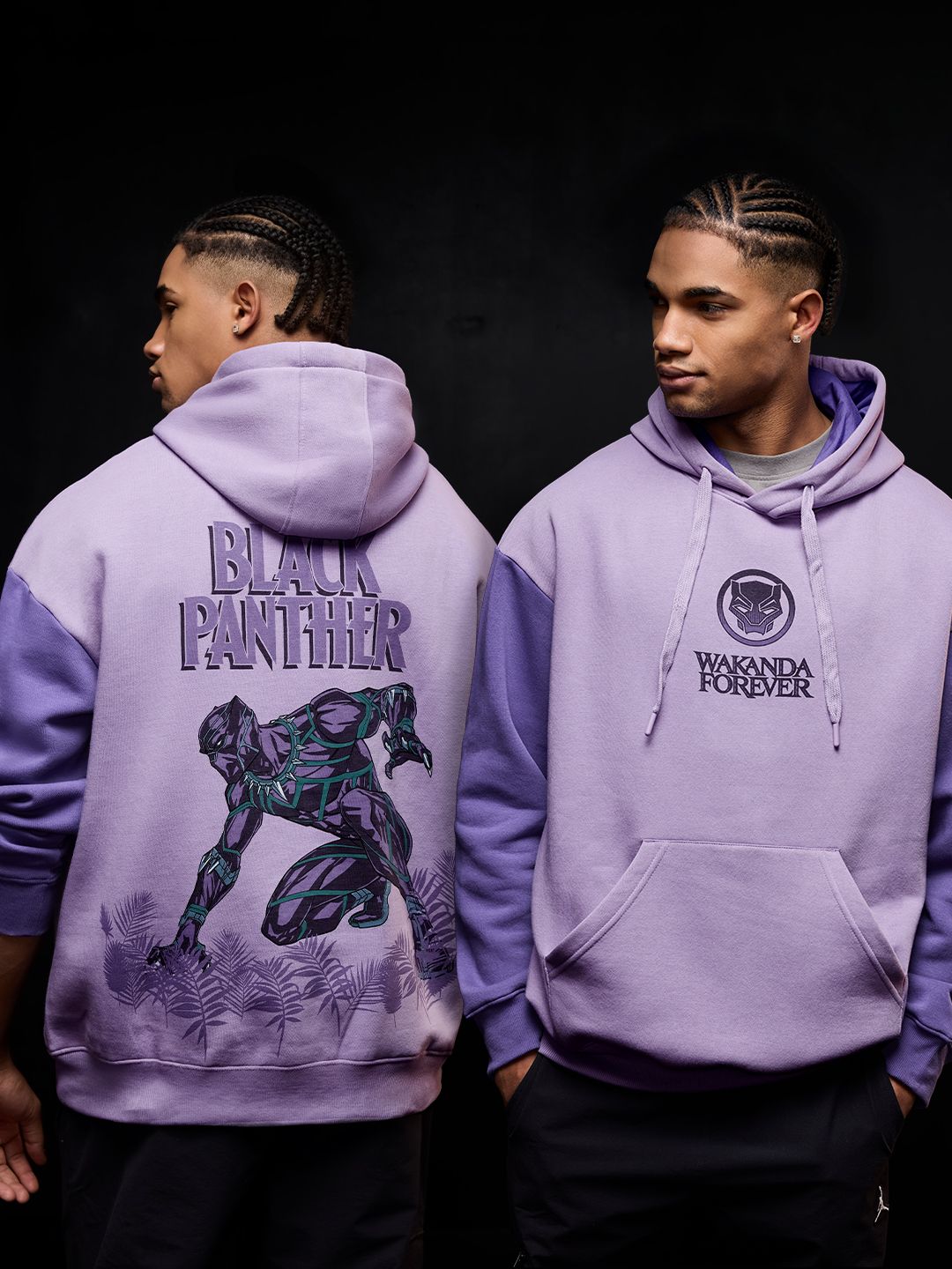 Buy Black Panther: Wakanda Forever Men Oversized Hoodie Online