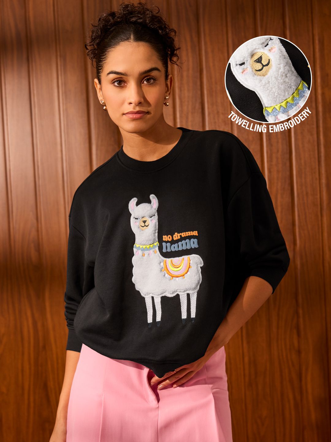 Buy TSS Originals Drama Llama Women Sweatshirt Online