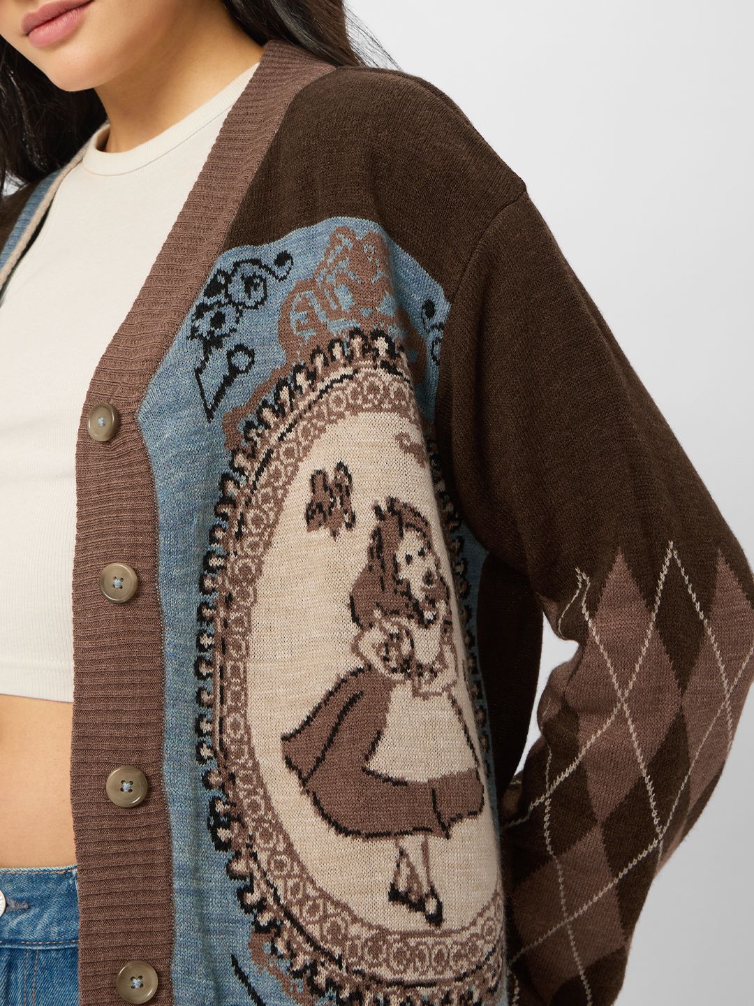 Buy Official Disney: Alice Womens Oversized Sweaters Online