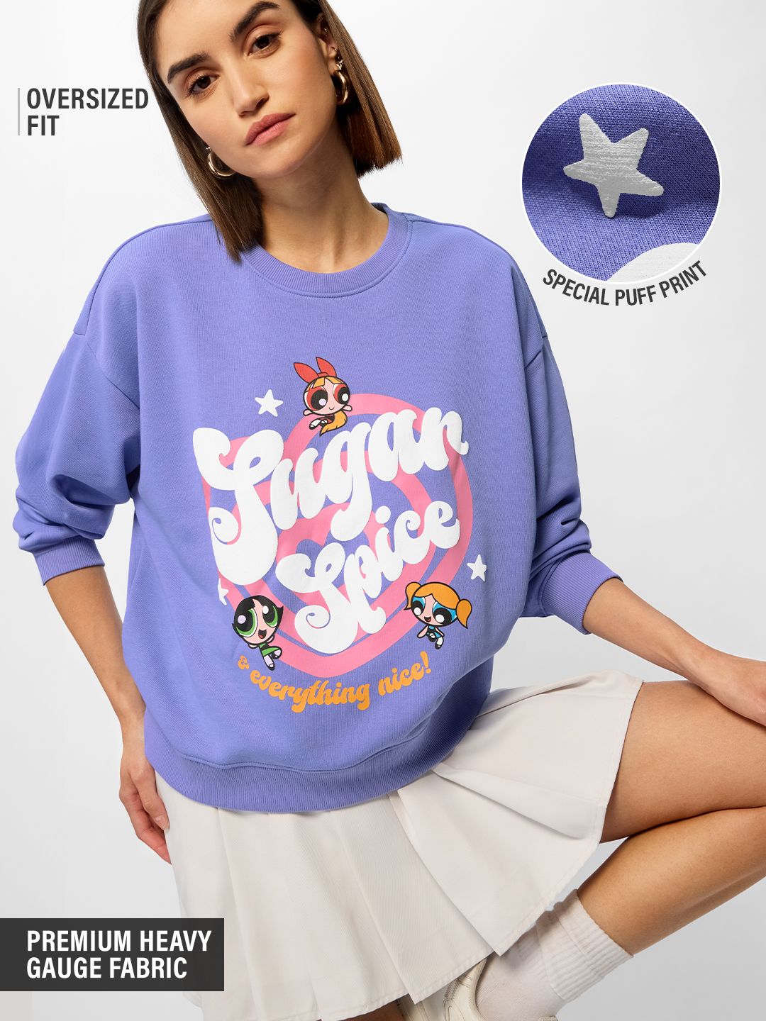 pink champion powerpuff girl sweatshirt