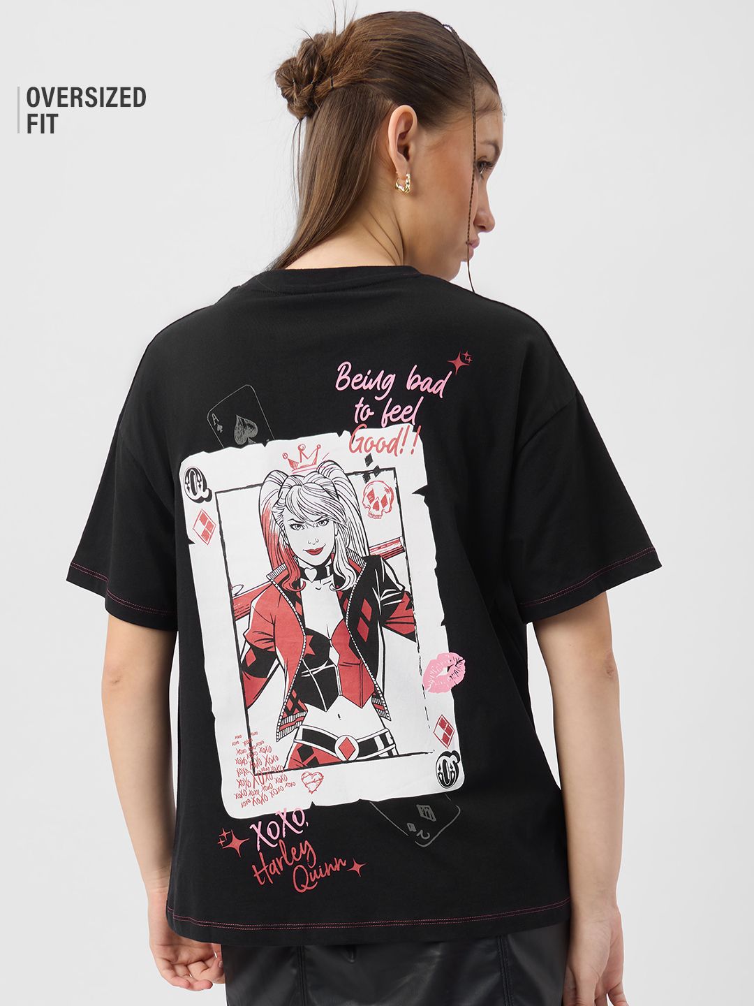 Harley Quinn: Queen Of Mischief Women Oversized T-Shirts