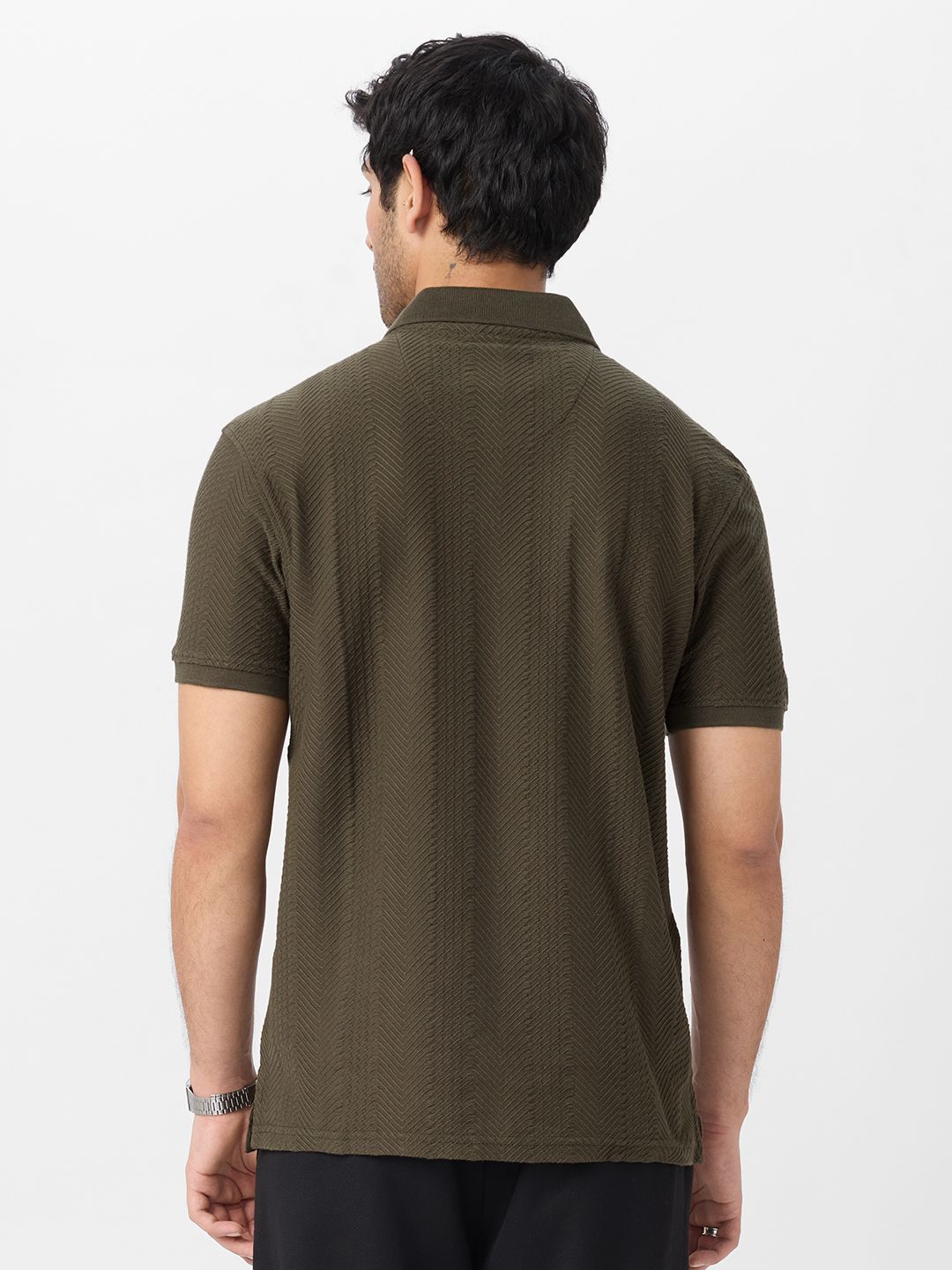 Buy Textured Polo: Cedar Polos