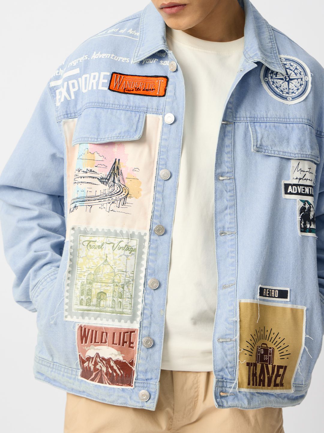 Buy Denim: Wanderer Mens Denim Jacket Online