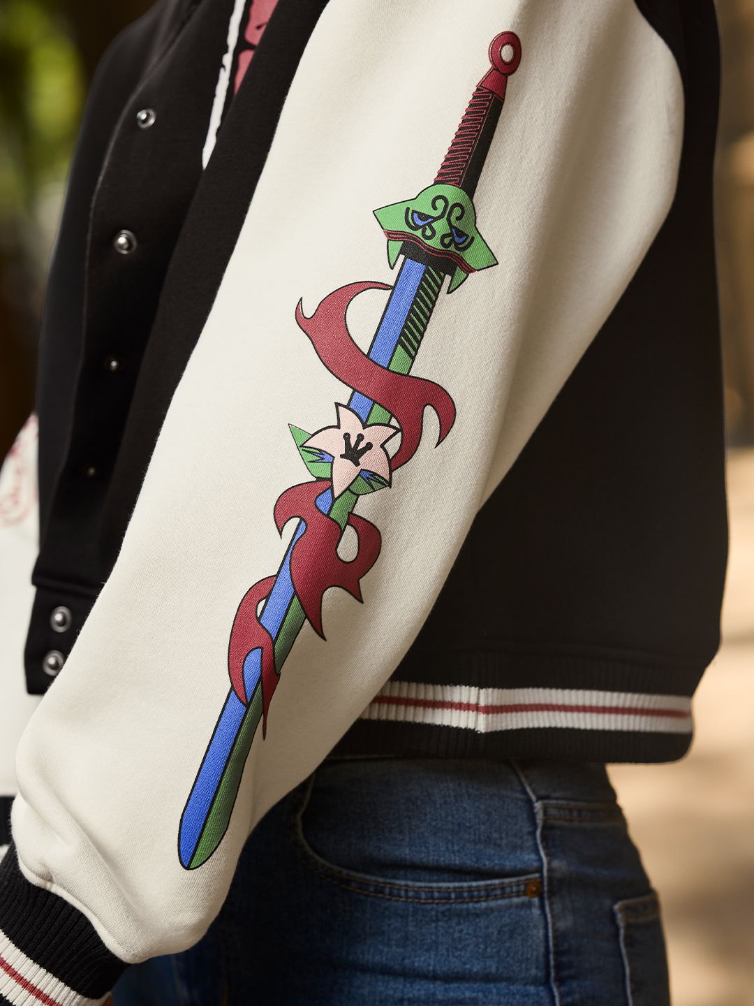 Buy TSS Originals: Asian Warrior Women Oversized Varsity Jackets