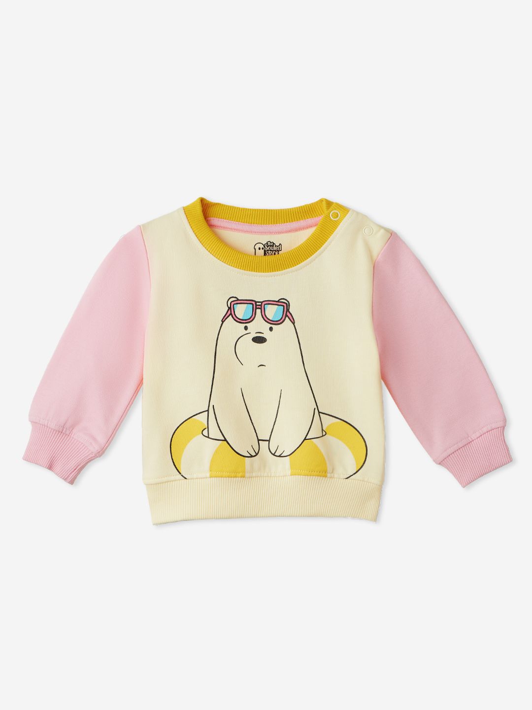 We Bare Bears: Ice Bear Girls Cotton Sweatshirts (2-8 Yrs) online
