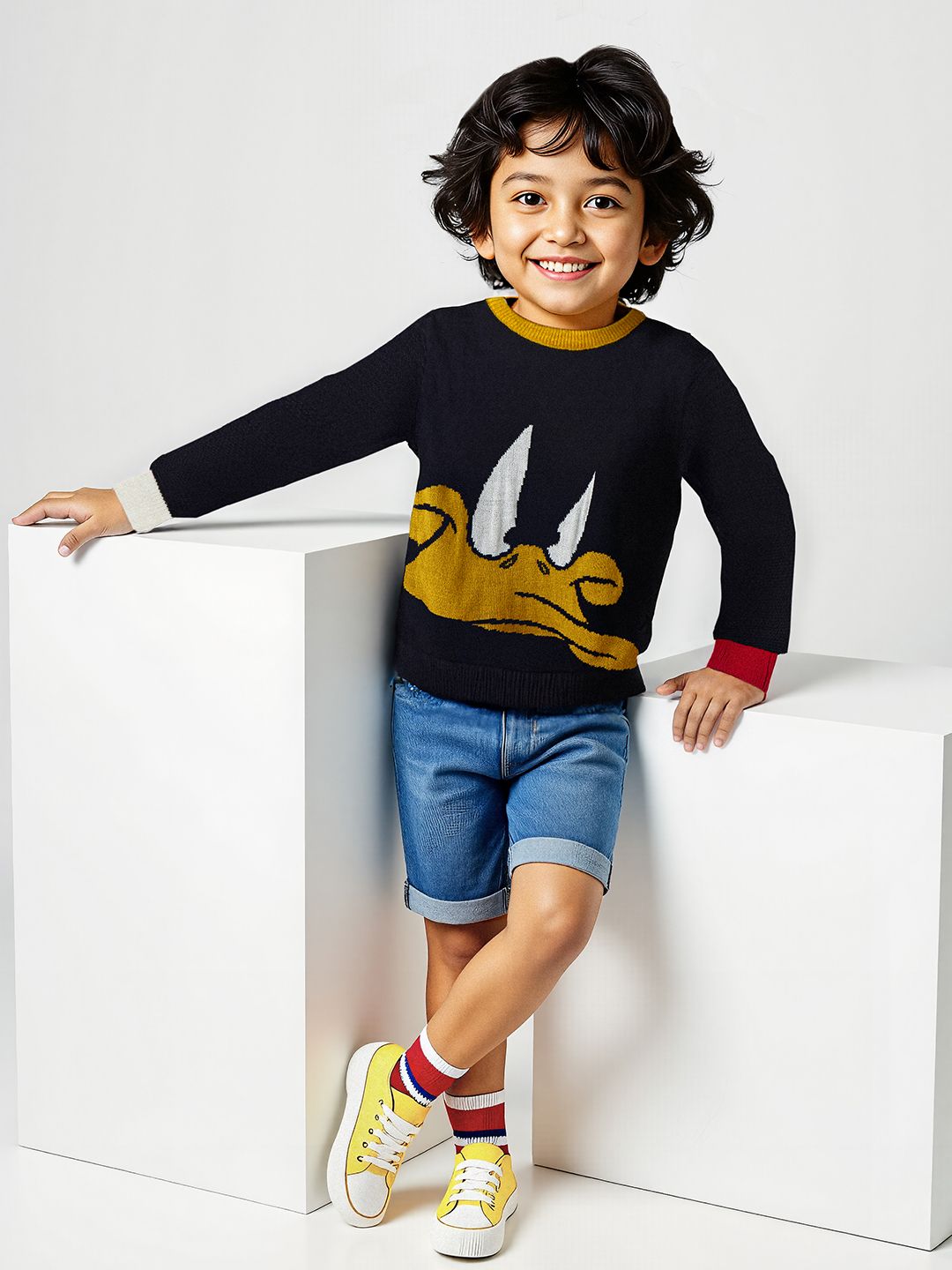Looney Tunes: Sylvester And Daffy Boys Sweaters (2-8 Yrs)