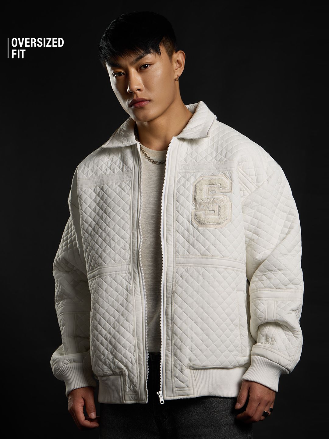 vintage nylon quilting jacket sullen archive】90's sullen JUN MEN