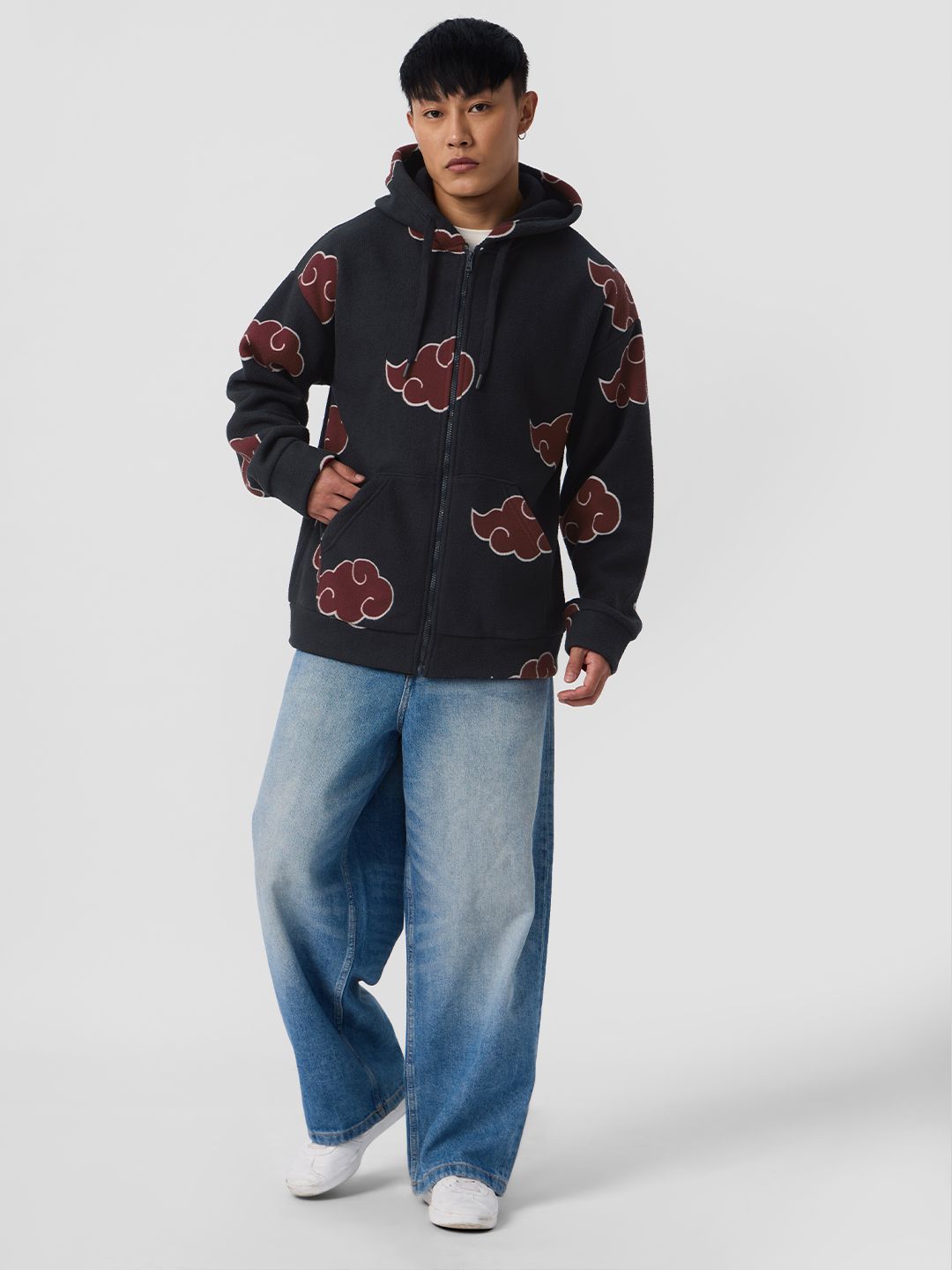 Buy Naruto Shippuden: Dawn Of Akatsuki Men Oversized Hoodies