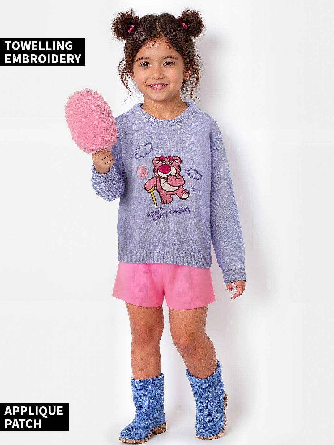 Disney: Bear-y Good Day Young Girls Sweaters (8-14 Yrs)