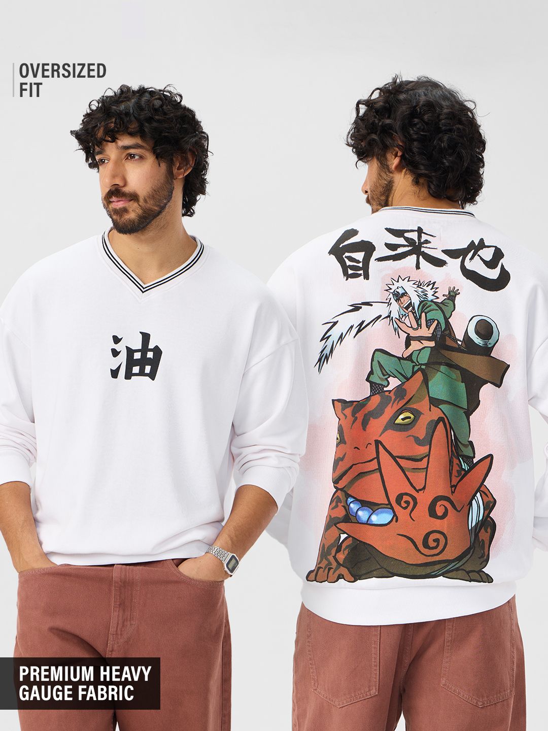 Naruto Shippuden: Toad Sage Men Oversized Sweatshirts