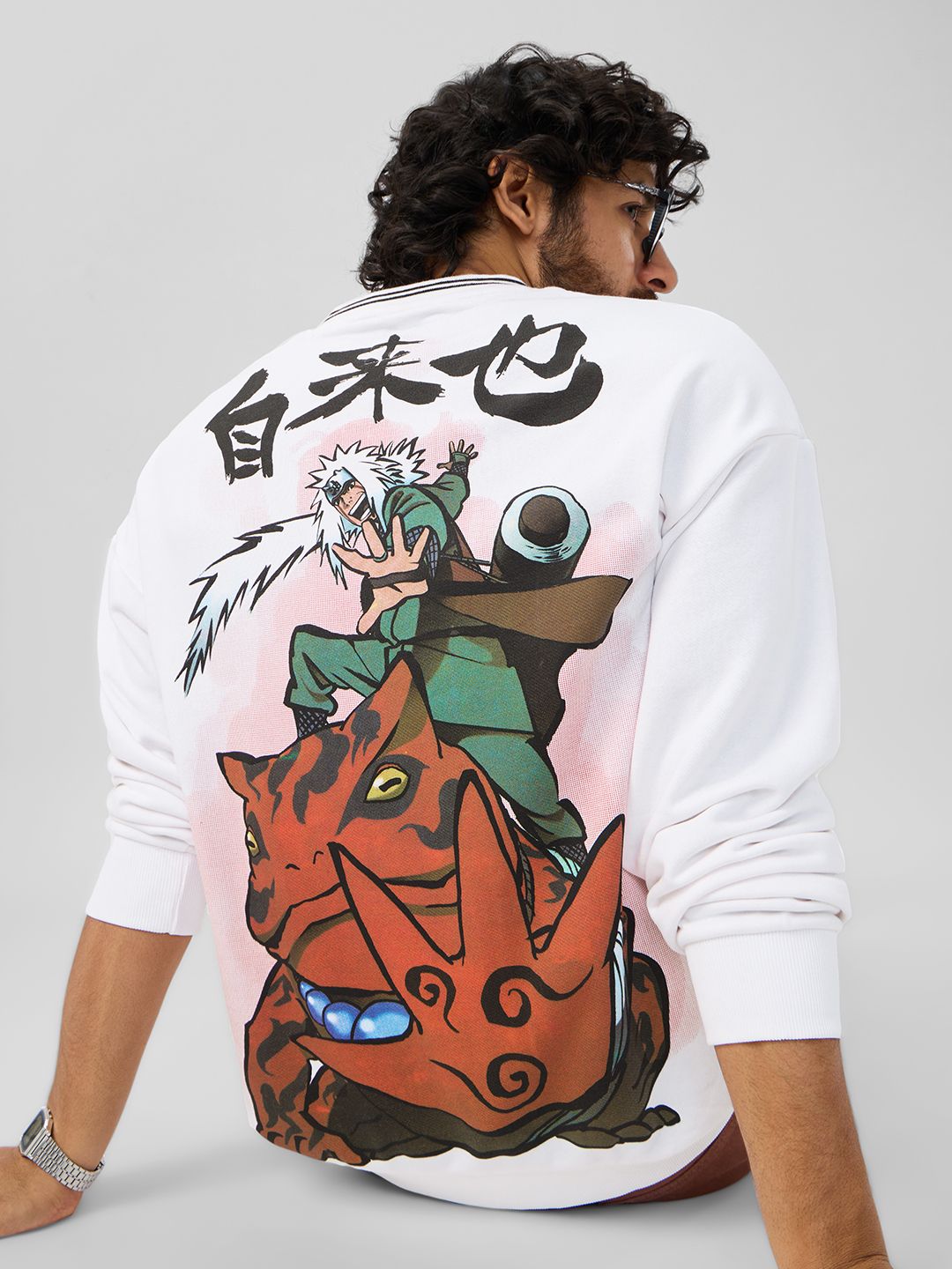 Buy Naruto Shippuden: Toad Sage Men Oversized Sweatshirts
