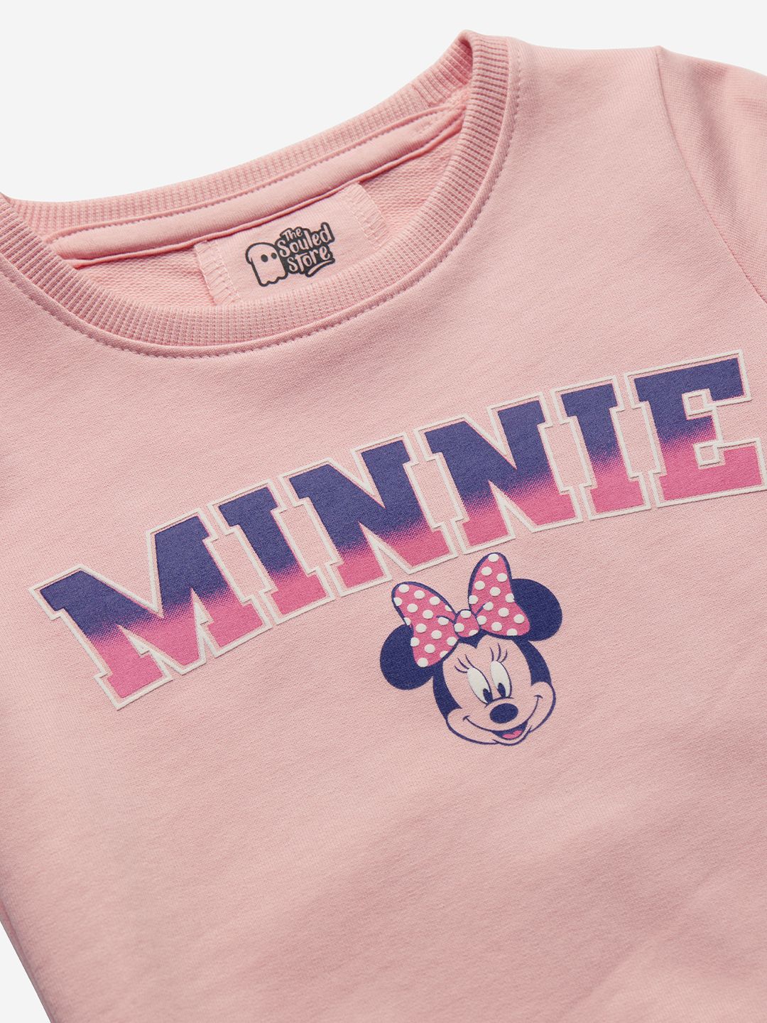 Buy Disney: Minnie Mouse Girls Cotton Sweatshirts (2-8 Yrs)