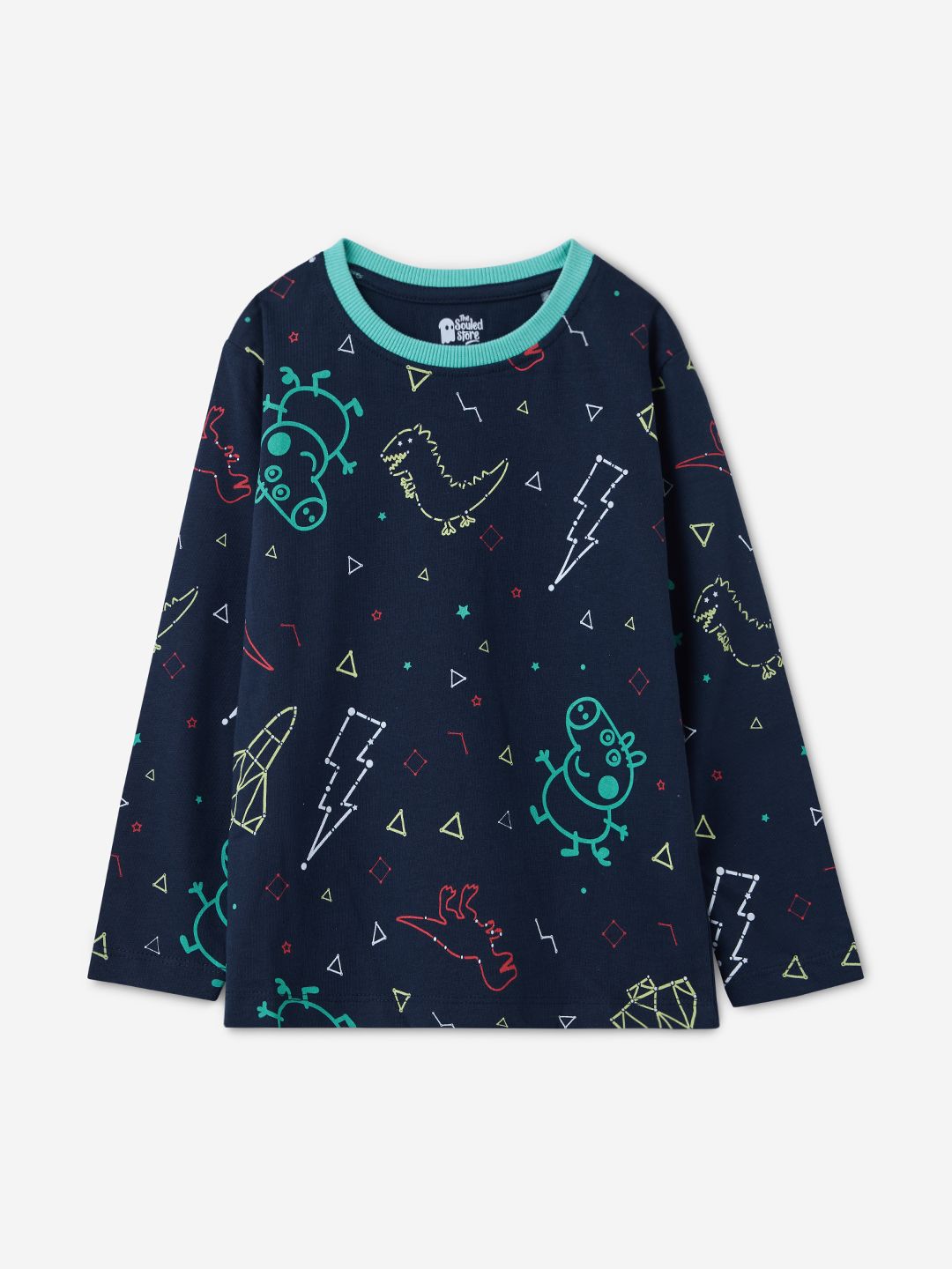 Peppa Pig: Space Explorer Boys Full Sleeve T-Shirts (2-8 Yrs)
