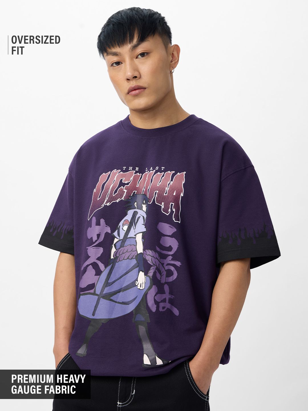 Buy Naruto: The Last Uchiha Oversized T-Shirts Online