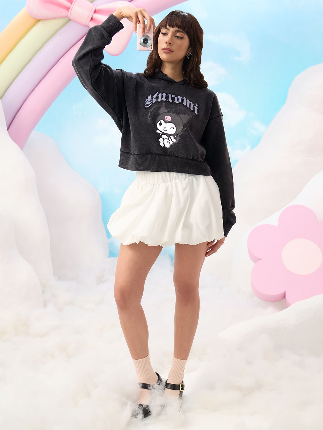 Hello Kitty: Kuromi Women Oversized Hoodies online