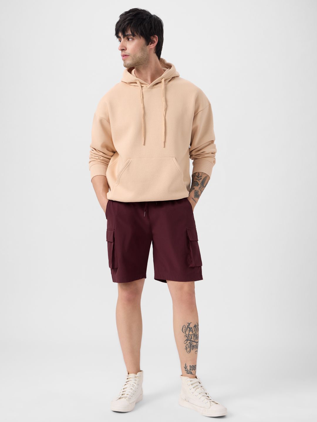 Solids: Mahogany Brown Men Bermuda Shorts price