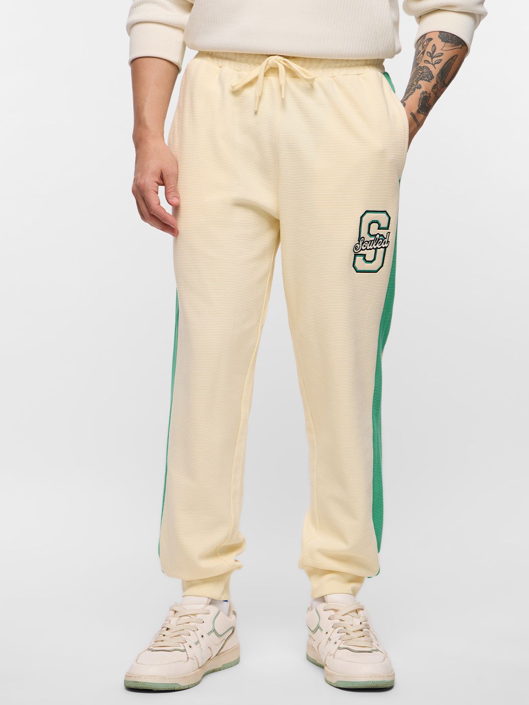 Ottoman Joggers: Alpine Drift Men Oversized Joggers price