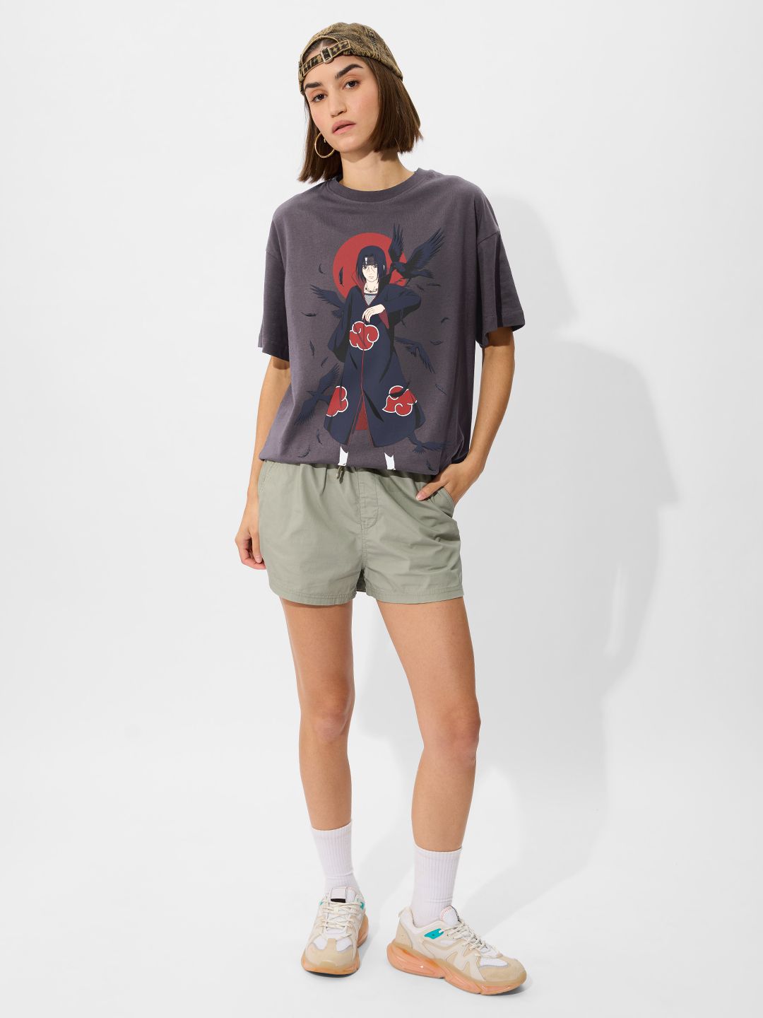 Naruto: Itachi Women Oversized T-Shirts price