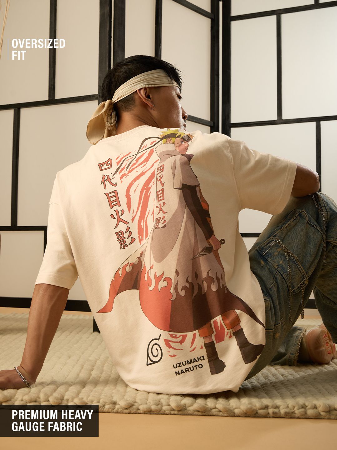 Naruto Shippuden: Hokage Dream Oversized T-Shirts Online