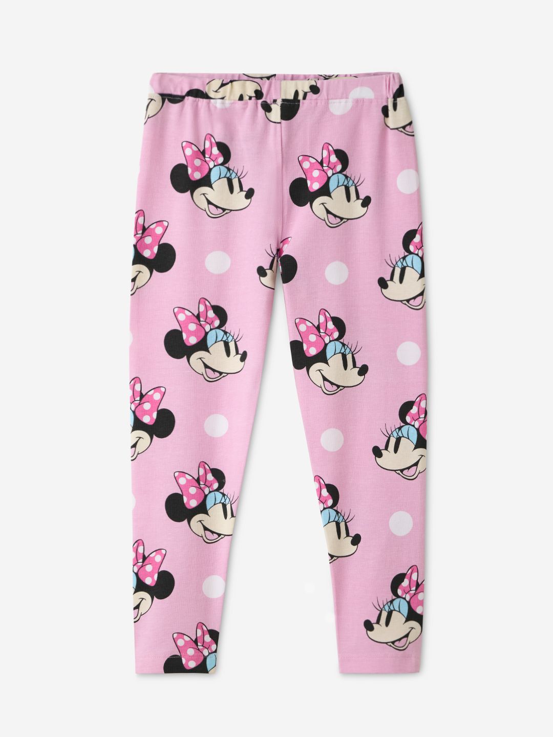 Disney: Minnie & Bow Girls Cotton Leggings (2-8 Yrs) Online