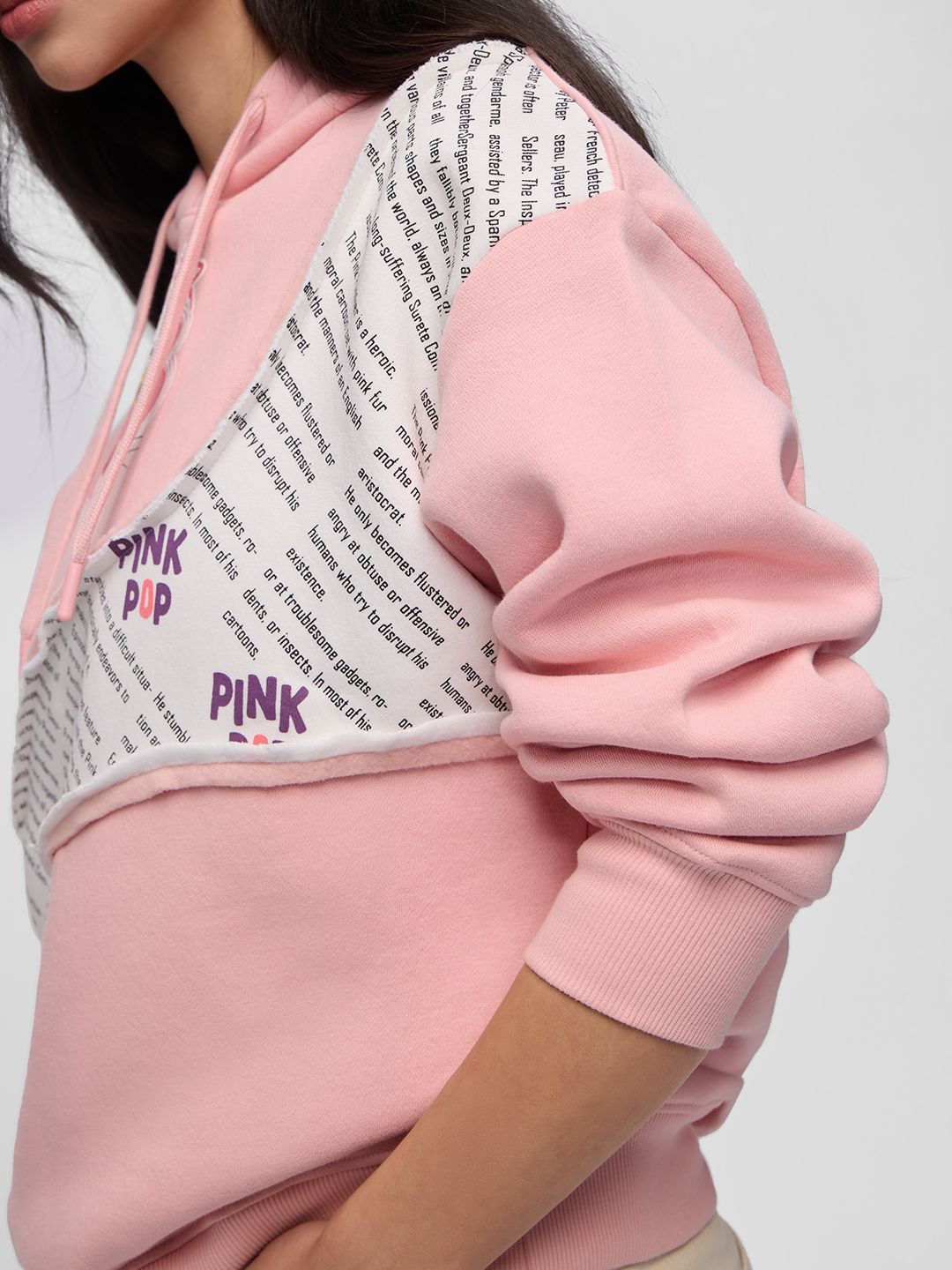 Buy Pink Panther: Pink Love Women Oversized Hoodies