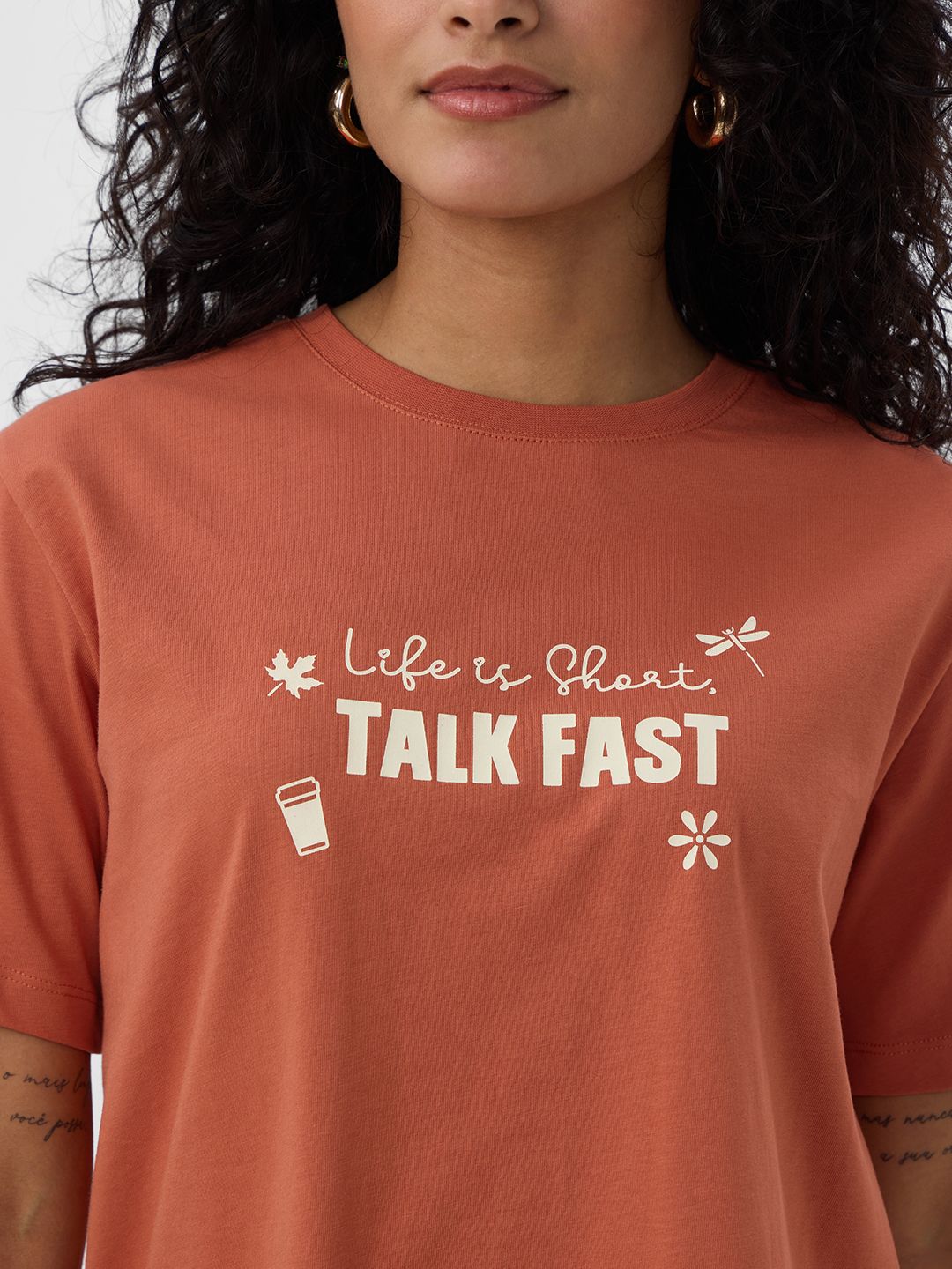 Gilmore Girls: Talk Fast Women Relaxed Fit T-Shirts online