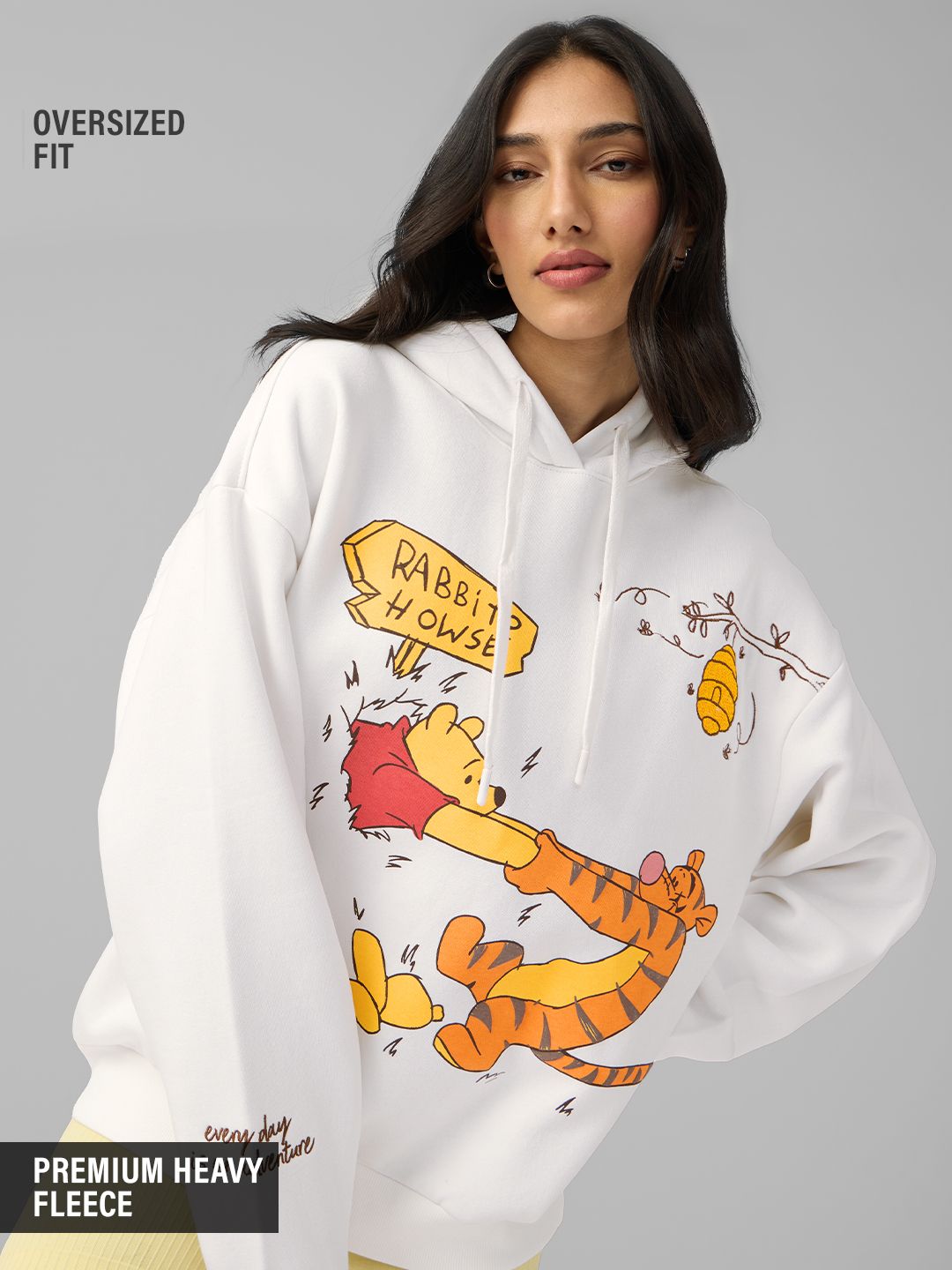 poohpooh様 Buy Official Winnie The Pooh: Rabbit Howse Women Oversized Hoodie