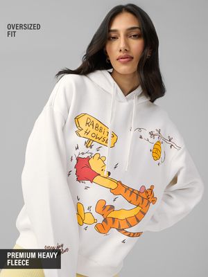 Buy Official Winnie The Pooh: Rabbit Howse Women Oversized Hoodie