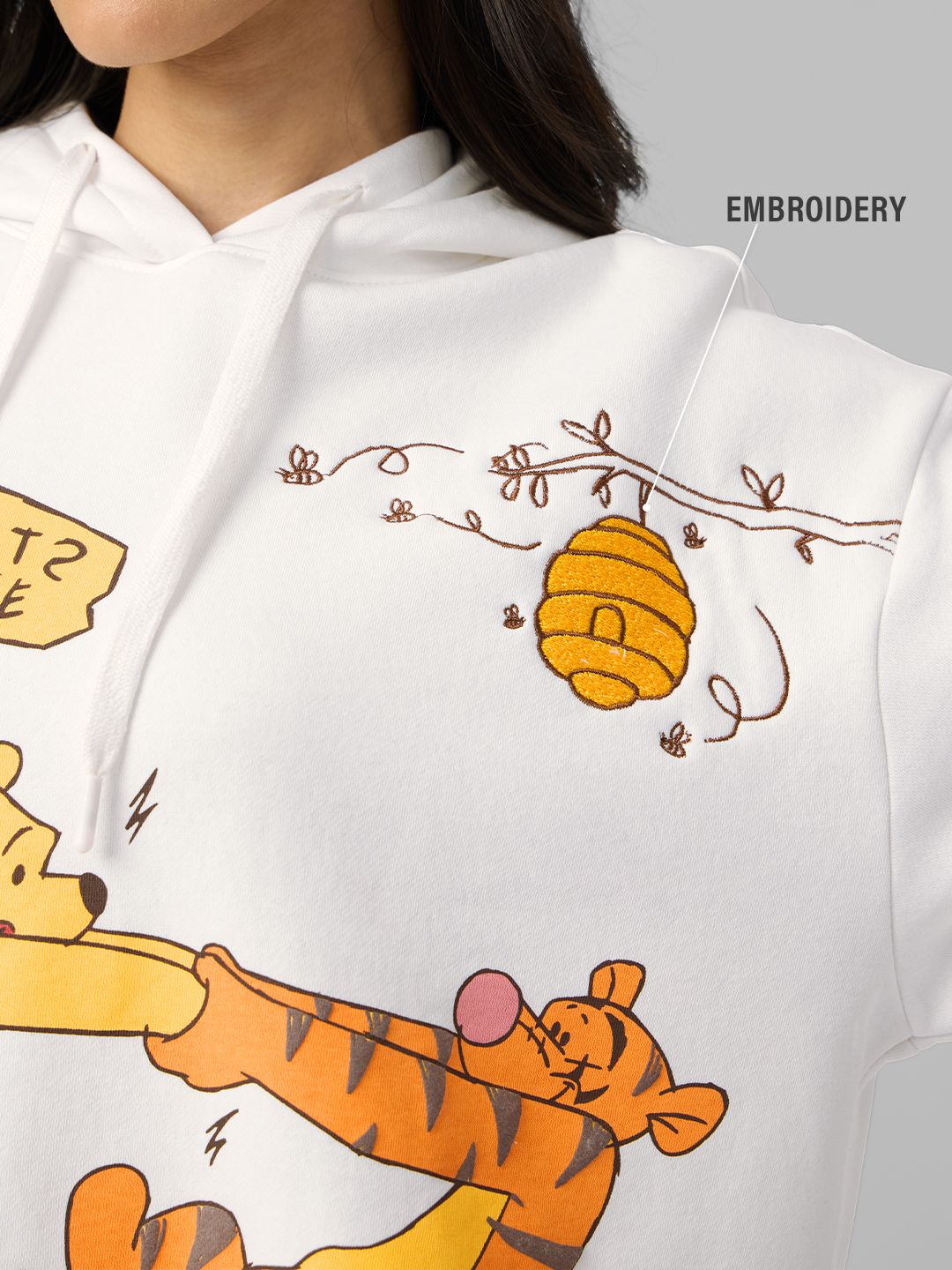 Buy Official Winnie The Pooh: Rabbit Howse Women Oversized Hoodie